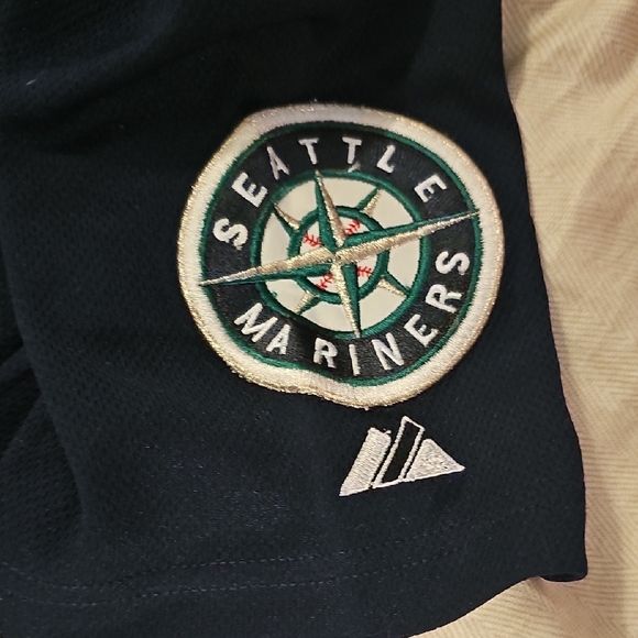 Majestic Black Mariners Jersey - Picture 3 of 4